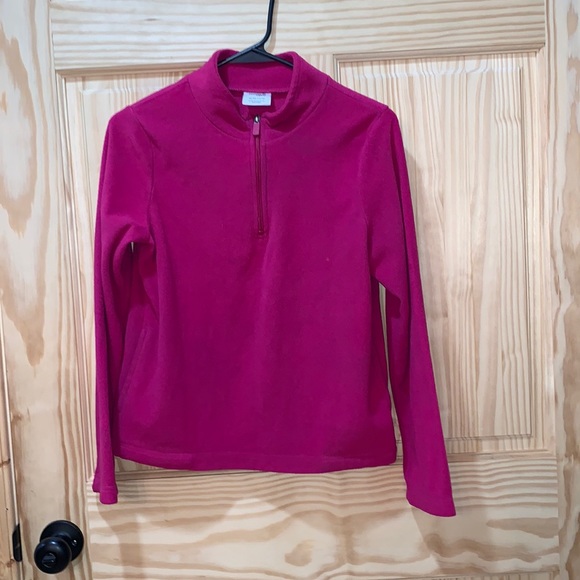 Danskin Now Other - Danskin Now Hot pink 1/4 zip jacket/sweatshirt size XL 14/16